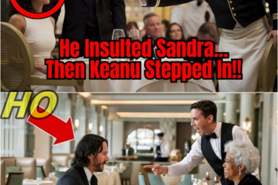 Waiter Insults Sandra Bullock at a Restaurant—Then Keanu Reeves Steps In!-s