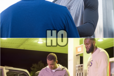 LeBron James Surprises Struggling Single Dad at a Gas Station with an Unforgettable Gift | HO