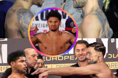 Shakur Stevenson PRESSES Josh Padley in TENSE Weigh-In!