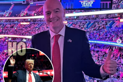 FIFA president Gianni Infantino gushes over Donald Trump after being namechecked in victory rally speech as World Cup fever heats up in USA | HO