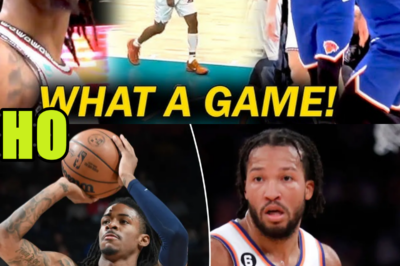CRAZY ENDING! Ja Morant Goes Head-to-Head with Knicks Superstar, Brunson’s Epic Comeback!
