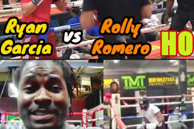 Ryan Garcia vs Rolly Romero: Ryan SPARRING – Ryan Gets Roughed Up!