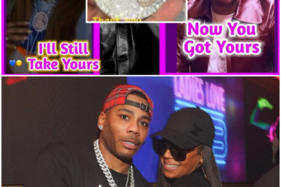 𝗩𝗜𝗗𝗘𝗢:OMG! 😱 Ashanti Responds to Nelly’s Sweet Necklace Gift – A Heartwarming Exchange Caught on Camera!👀 – S