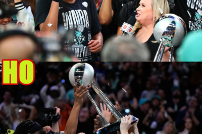 The New York Liberty are Presented with the 2024 WNBA Championship Trophy