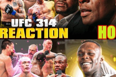 Israel Adesanya & Kamaru Usman React Cage Side to the INSANE UFC 314 Pay-Per-View!