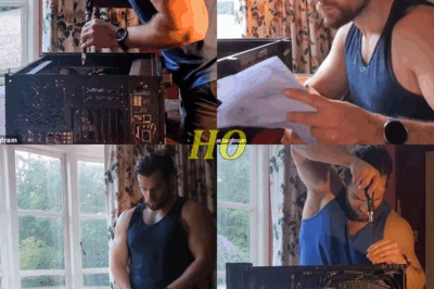 Henry Cavill drives fans WILD as he builds a gaming PC from scratch to sultry music while wearing a tank top in hilarious 𝗩𝗜𝗗𝗘𝗢 – S