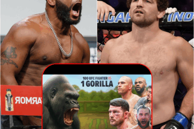 Can 100 men take down a gorilla? – Daniel Cormier And Ben Askren Go Back And Forth On The ‘100 Men vs. Gorilla’ Trend