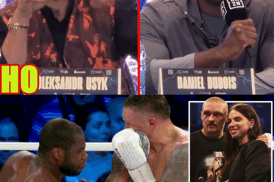 Oleksandr Usyk HILARIOUSLY Shows Daniel Dubois ‘Low Blow’ Photos