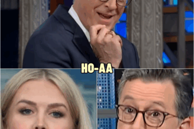SHOCKING SHOWDOWN: Karoline Leavitt Hijacks Stephen Colbert’s Stage in Fiery Clash—Audience Gasped, Segment Cut Short, and TV History Made! | HO
