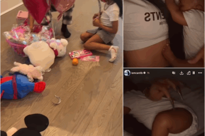 Cardi B shows off her and Offset’s children enjoying their Easter baskets… and gives a glimpse of their youngest daughter – S