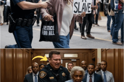 Arrogant Cop Drags Old Black Woman to Court—5 Minutes Later, He Gets the Shock of His Life! – s