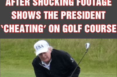 Trump roasted after shocking footage shows the president ‘cheating’ on golf course