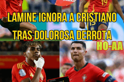 Lamine Yamal ignora a Cristiano Ronaldo tras dolorosa derrota – El momento que dividió al fútbol