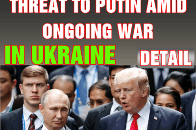 Trump issues chilling threat to Putin amid ongoing war in Ukraine