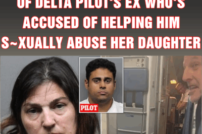 Shame-faced mugshot of Delta pilot’s ex who’s accused of helping him sexually abuse her daughter