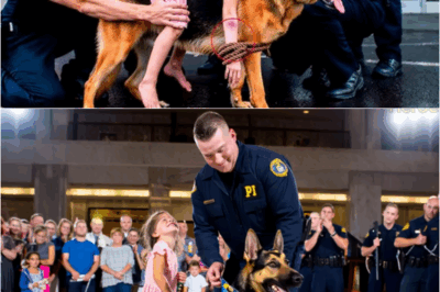 K9 Appears at Police Station with Injured Girl — What He Reveals Triggers a Federal Raid – S