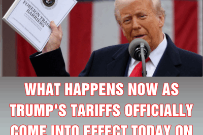 What happens now as Trump’s tariffs officially come into effect today on countries around the world