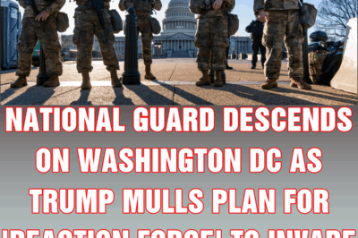 National Guard descends on Washington DC as Trump mulls plan for ‘reaction force’ to invade U.S. cities at any time