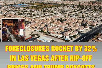 Foreclosures rocket by 32% in Las Vegas after rip-off prices and Trump boycotts triggered slump in tourist city