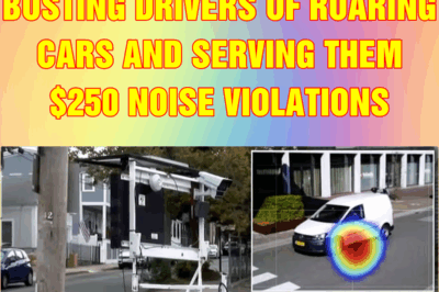 The new roadside tech busting drivers of roaring cars and serving them $250 noise violations
