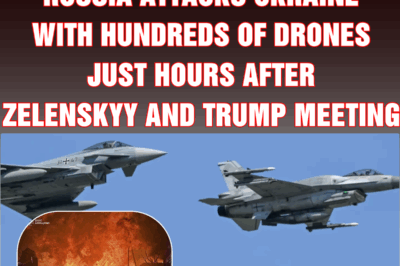 NATO jets scrambled after Russia attacks Ukraine with hundreds of drones just hours after Zelenskyy and Trump meeting
