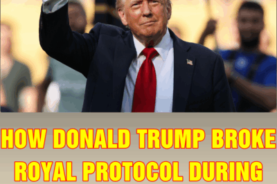 How Donald Trump broke royal protocol during recent visit to Scotland