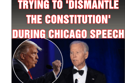 Biden says Trump trying to ‘dismantle the Constitution’ during Chicago speech