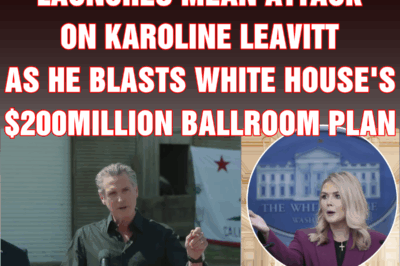 Gov Gavin Newsom launches mean attack on Karoline Leavitt as he blasts White House’s $200million ballroom plan