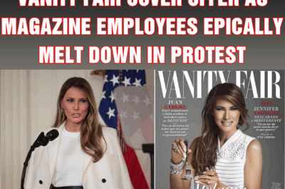 Melania Trump laughs off Vanity Fair cover offer as magazine employees epically melt down in protest