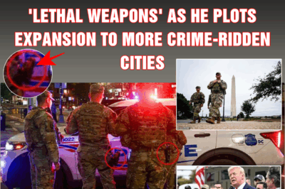 Trump escalates military takeover of DC as troops are now allowed ‘lethal weapons’ as he plots expansion to more crime-ridden cities
