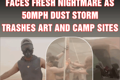 Ailing Burning Man festival faces fresh nightmare as 50MPH DUST STORM trashes art and camp sites