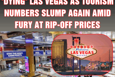 More terrible news for ‘dying’ Las Vegas as tourism numbers slump again amid fury at rip-off prices