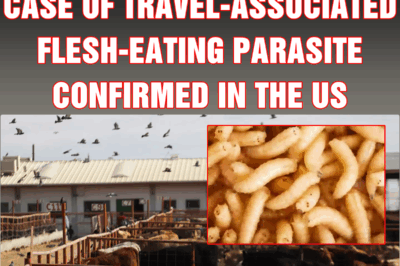 Warning issued as first case of travel-associated flesh-eating parasite confirmed in the US