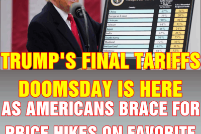 Trump’s final tariffs doomsday is HERE as Americans brace for price hikes on favorite everyday items