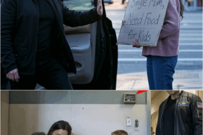 Elon Musk Sees a Single Mom Begging for Food—His Next Move Will Make You Cry! – S