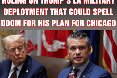 Judge makes spectacular ruling on Trump’s LA military deployment that could spell doom for his plan for Chicago
