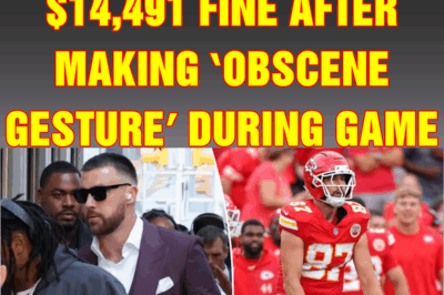 Travis Kelce hit with $14,491 fine after making ‘obscene gesture’ during game