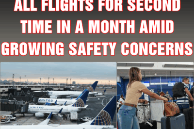 United Airlines grounds ALL flights for second time in a month amid growing safety concerns