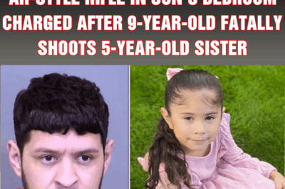 Father who stored AR-style rifle in son’s bedroom charged after 9-year-old fatally shoots 5-year-old sister