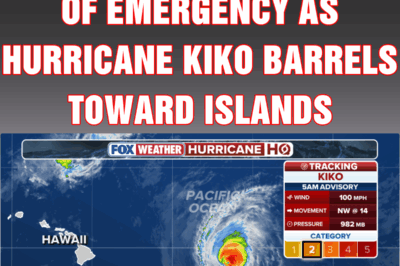Hawaii declares state of emergency as Hurricane Kiko barrels toward islands