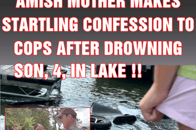 Unhinged moment Amish mother makes startling confession to cops after drowning son, 4, in lake