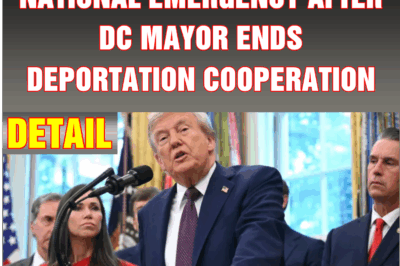 Trump threatens to declare national emergency after DC mayor ends deportation cooperation
