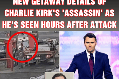 Surveillance footage reveals new getaway details of Charlie Kirk’s ‘assassin’ as he’s seen hours after attack