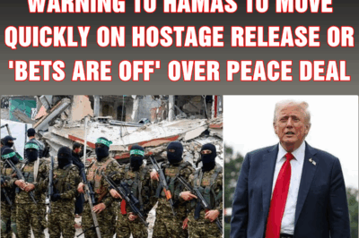Donald Trump issues new warning to Hamas to move quickly on hostage release or ‘bets are off’ over peace deal