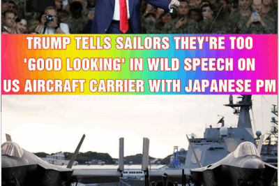 Trump tells sailors they’re too ‘good looking’ in wild speech on US aircraft carrier with Japanese PM