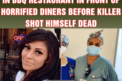 Mother-of-two gunned down in BBQ restaurant in front of horrified diners before killer shot himself dead
