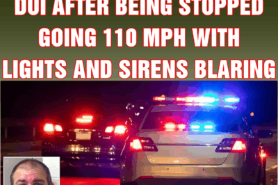 Sheriff arrested on third DUI after being stopped going 110 mph with lights and sirens blaring