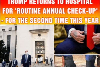 Trump returns to hospital for ‘routine annual check-up’ – for the second time this year