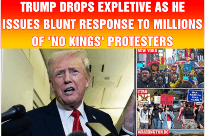 Trump drops expletive as he issues blunt response to millions of ‘No Kings’ protesters