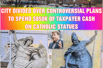 City divided over controversial plans to spend $850K of taxpayer cash on Catholic statues